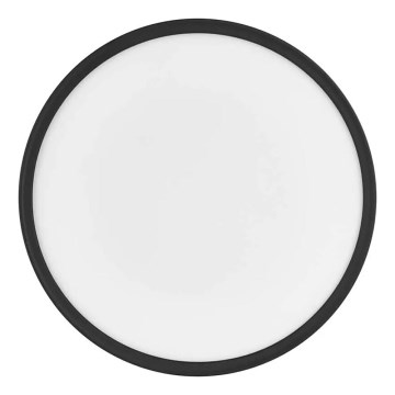 LED taklampa FLORI LED/22W/230V 4000K svart diameter 42 cm