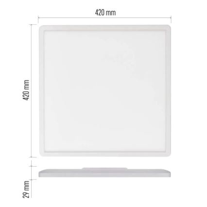 LED taklampa FLORI LED/22W/230V 4000K vit 42x42 cm