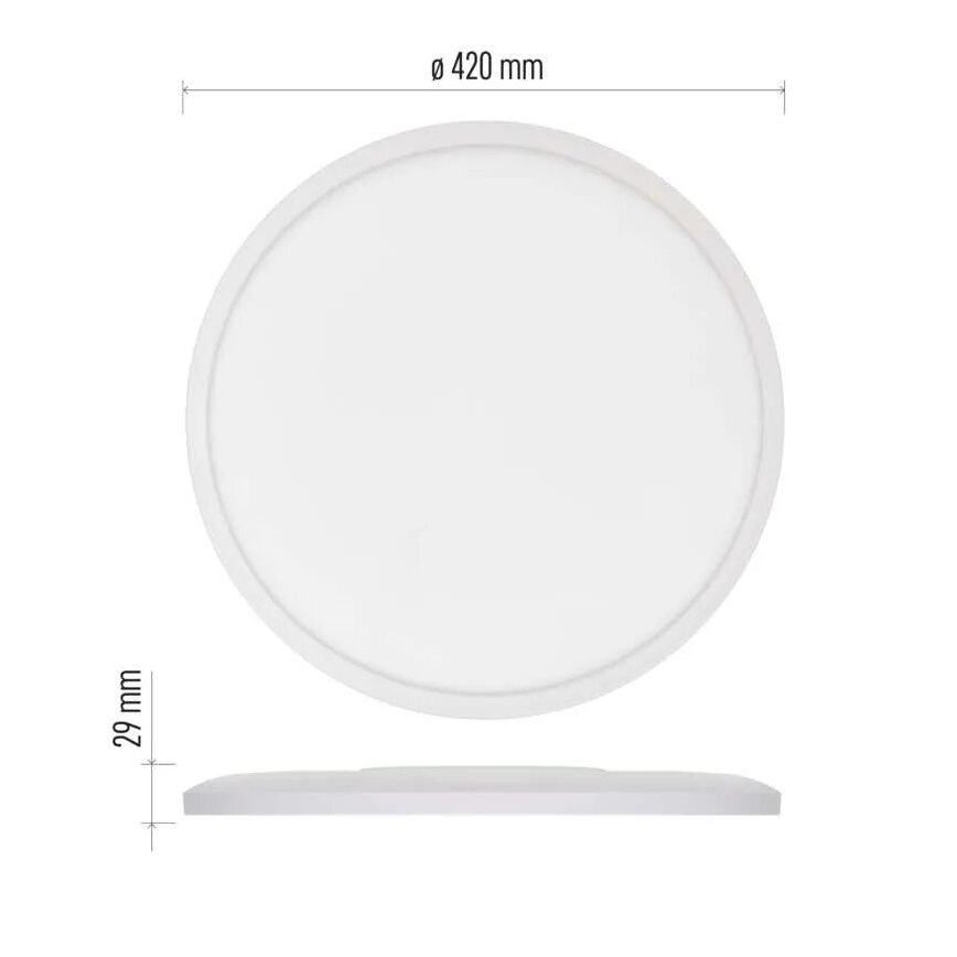 LED taklampa FLORI LED/22W/230V 4000K vit diameter 42 cm