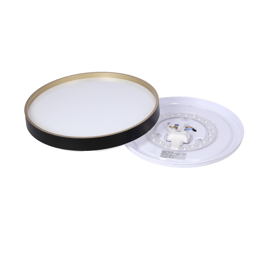 LED taklampa FLORIDA LED/18W/230V svart