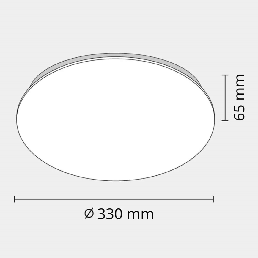 LED taklampa för badrum ADAR LED/12W/230V IP44 4000K