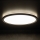 LED taklampa för badrum AZPO LED/11,8W/230V diameter 22,5 cm IP54 svart
