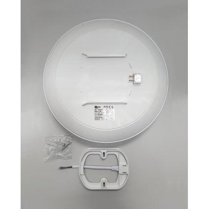 LED taklampa för badrum CIRCLE LED/12W/230V 4000K diameter 25 cm IP44 vit