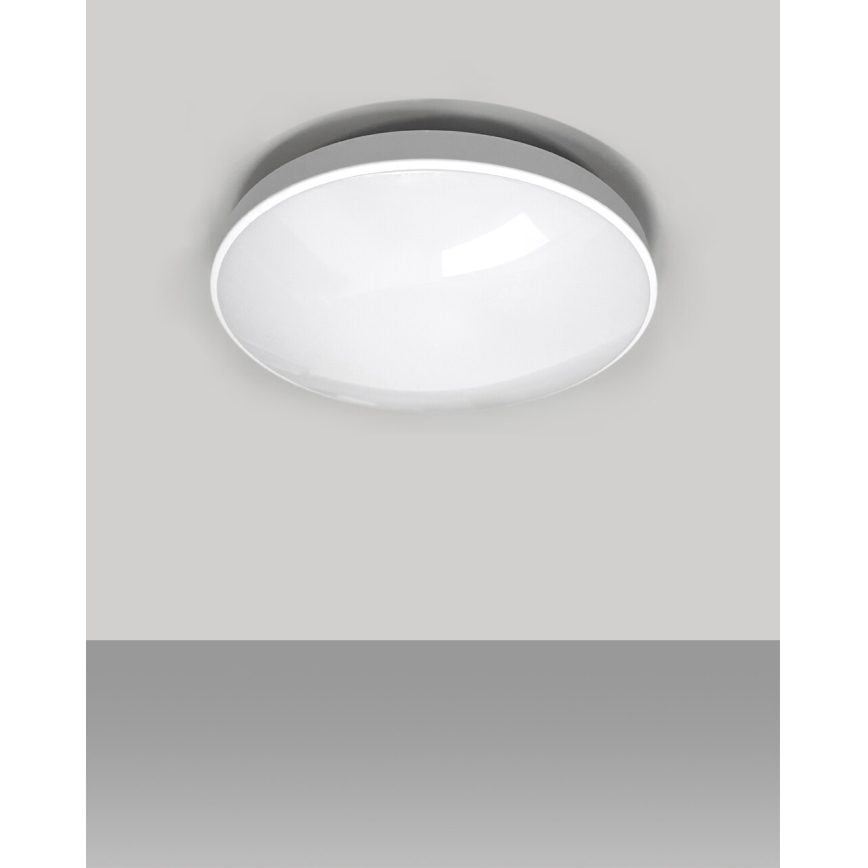 LED taklampa för badrum CIRCLE LED/24W/230V 4000K diameter 37 cm IP44 vit