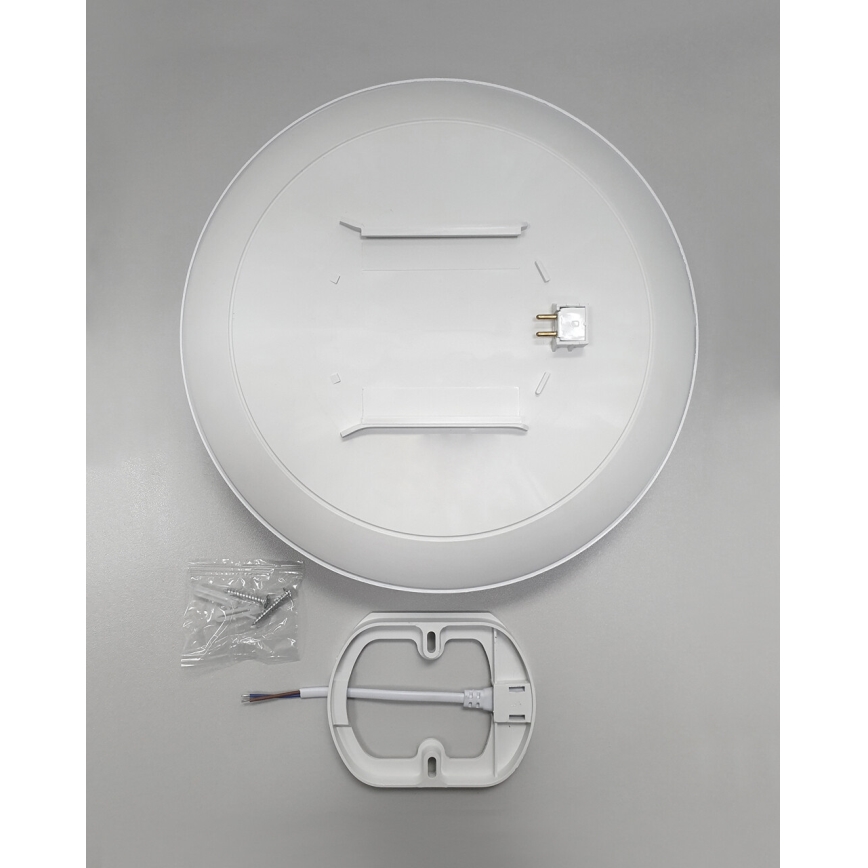 LED taklampa för badrum CIRCLE LED/24W/230V 4000K diameter 37 cm IP44 vit