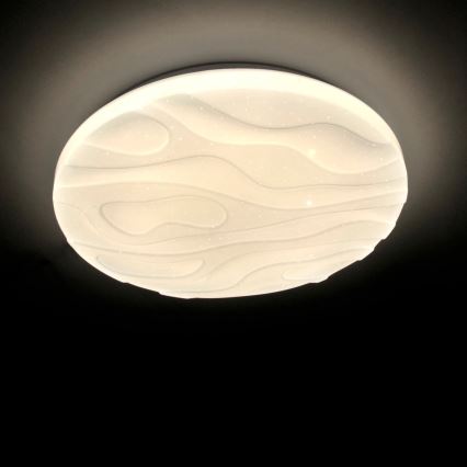 LED taklampa för badrum CLOUD LED/18W/230V diameter 33 cm IP44