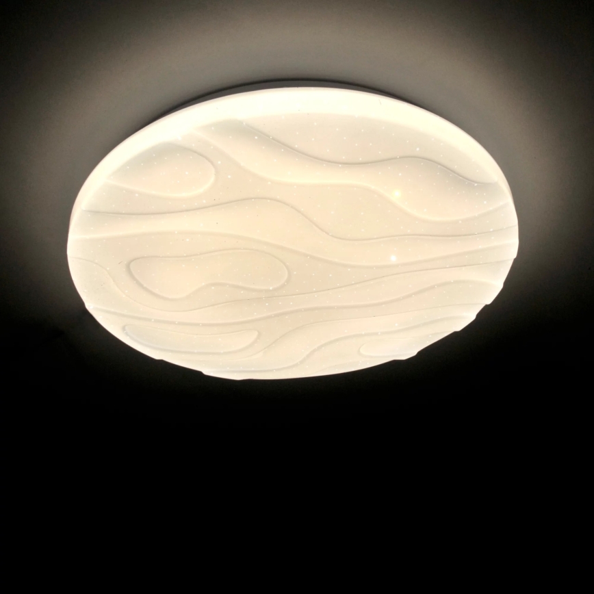 LED taklampa för badrum CLOUD LED/18W/230V diameter 33 cm IP44