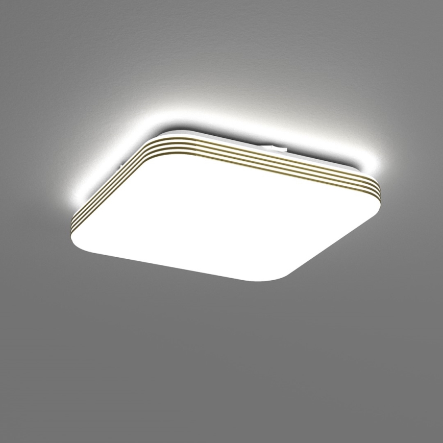 LED taklampa för badrum DABAR LED/11W/230V 4000K 26x26 cm IP44