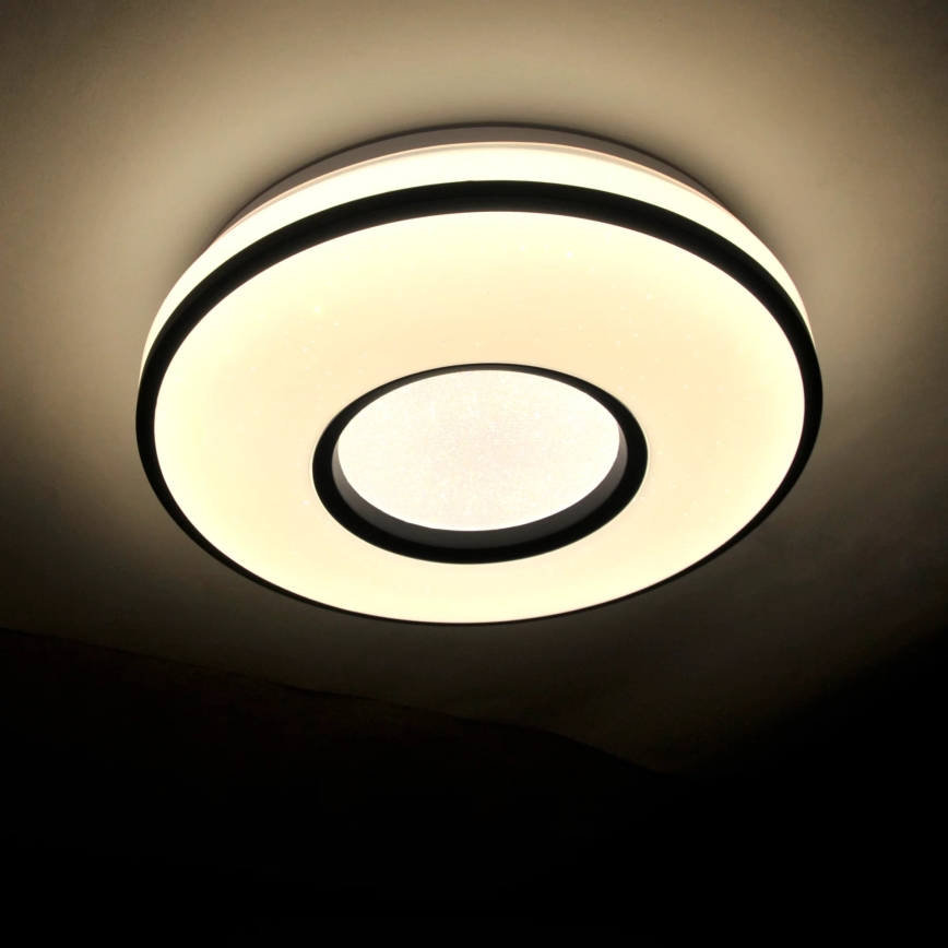 LED taklampa för badrum DETROIT LED/24W/230V diameter 39 cm IP44