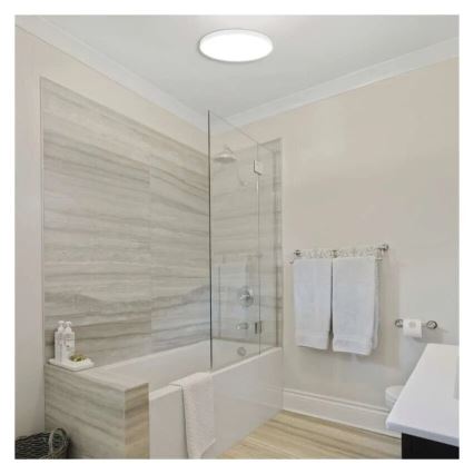 LED taklampa för badrum LED/18W/230V 3000/4000/5700K IP55 vit
