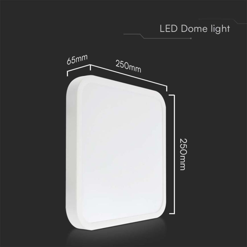 LED taklampa för badrum LED/18W/230V 4000K IP44 vit
