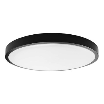 LED taklampa för badrum LED/24W/230V 3000K IP44 svart