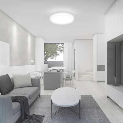 LED taklampa för badrum LED/24W/230V 4000K IP44 vit