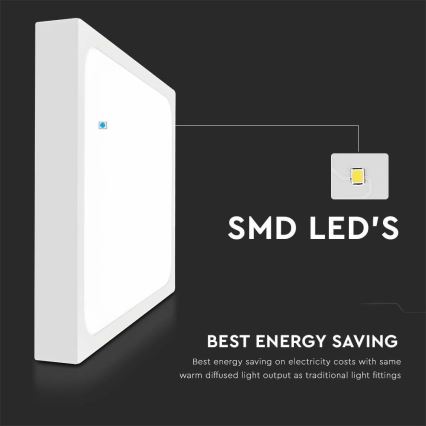 LED taklampa för badrum LED/30W/230V 4000K IP44 vit