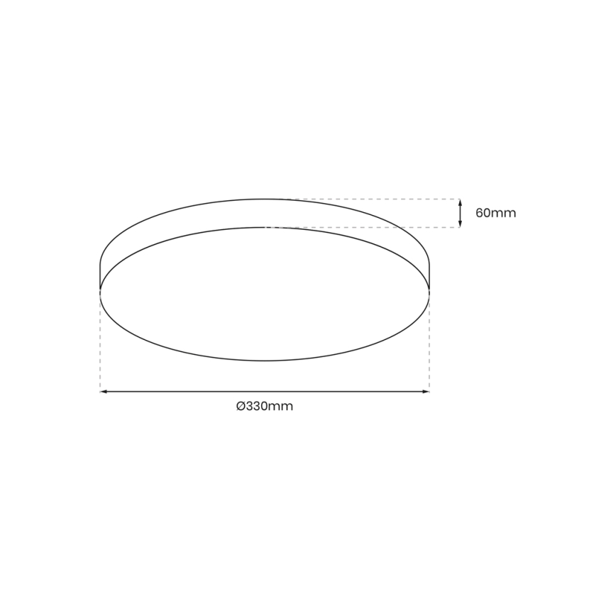 LED taklampa för badrum MAYA LED/15W/230V diameter 33 cm IP44 guld