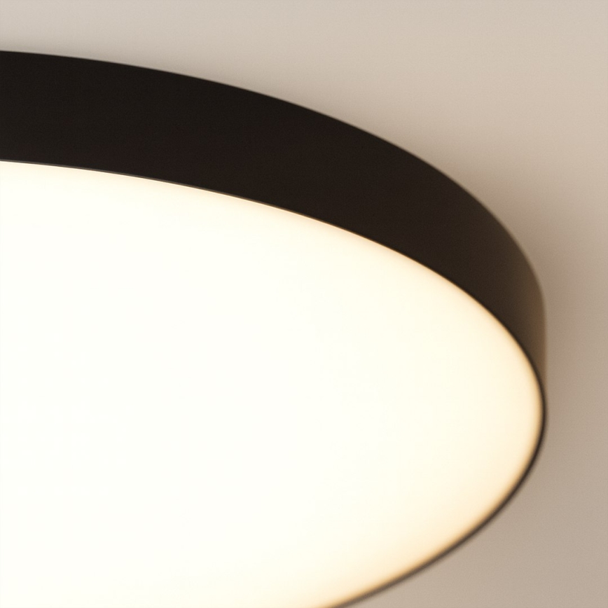 LED taklampa för badrum MAYA LED/15W/230V diameter 33 cm IP44 svart