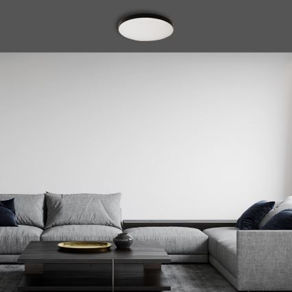 LED taklampa för badrum MAYA LED/15W/230V diameter 33 cm IP44 svart