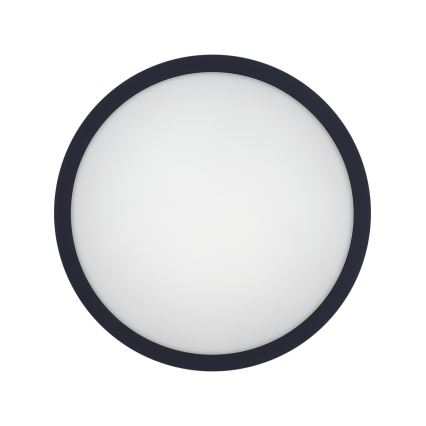 LED taklampa för badrum med sensor ELLÉ LED/24W/230V 3000/4000/6500K diameter 26 cm IP54 antracit