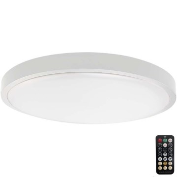 LED taklampa för badrum med sensor LED/24W/230V 4000K IP44 vit + fjärrkontroll
