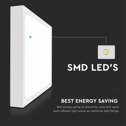 LED taklampa för badrum med sensor LED/24W/230V 4000K IP44 vit
