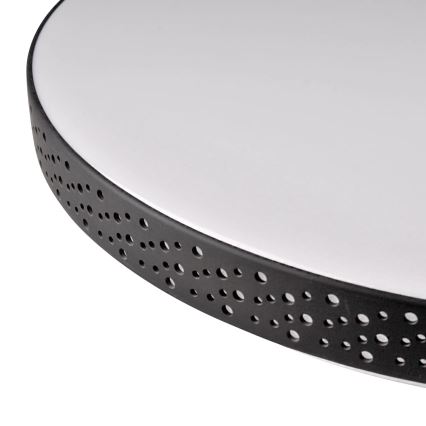 LED taklampa för badrum MOON LED/18W/230V svart IP44