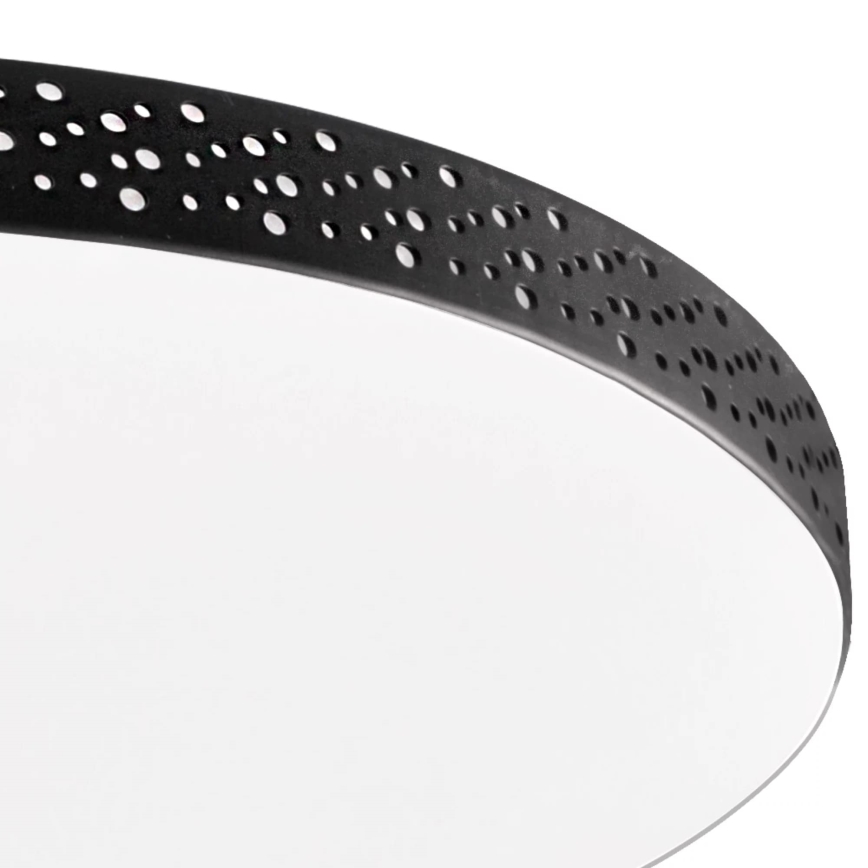 LED taklampa för badrum MOON LED/18W/230V svart IP44
