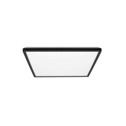 LED taklampa för badrum NIVERA LED/12W/230V IP54 3000/4000/6000K 22,5x22,5 cm svart