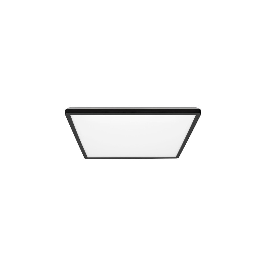 LED taklampa för badrum NIVERA LED/12W/230V IP54 3000/4000/6000K 22,5x22,5 cm svart