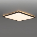LED taklampa för badrum NIVERA LED/18W/230V IP54 3000/4000/6000K 30x30 cm svart