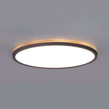 LED taklampa för badrum NIVERA LED/18W/230V IP54 3000/4000/6000K diameter 30 cm svart