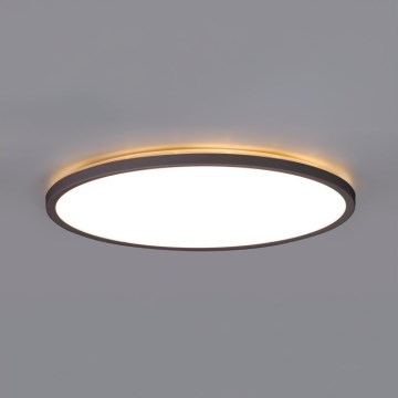LED taklampa för badrum NIVERA LED/24W/230V IP54 3000/4000/6000K diameter 30 cm svart