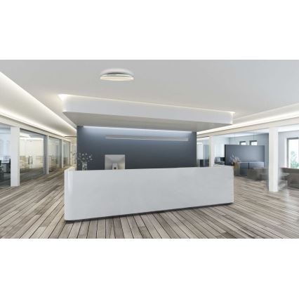 LED ljusreglerad taklampa till badrum SLIDE LED/6/12/18/24W/230V 2900/4000/6200K IP44 vit