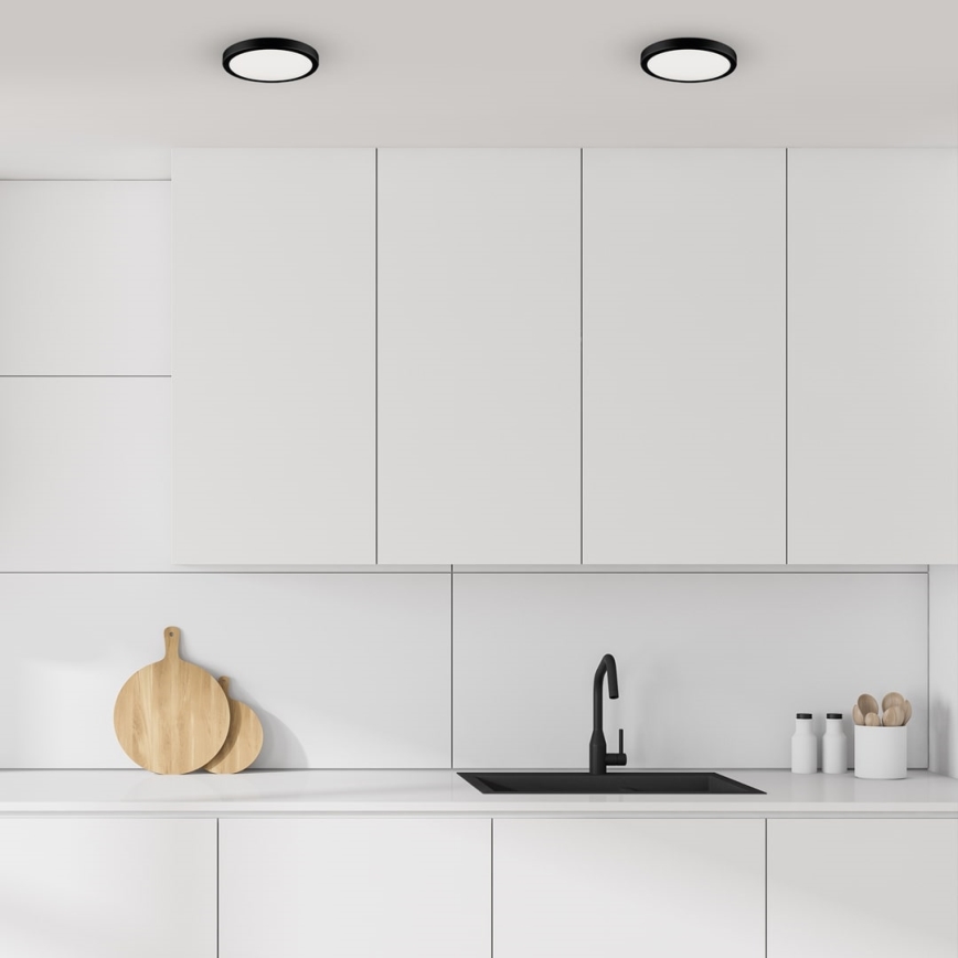 LED taklampa för badrum VERA LED/24W/230V 4000K IP65 svart