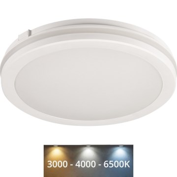 LED taklampa för utomhusbruk BENO ECO LED/40W/230V 3000/4000/6500K diameter 40 cm IP65 vit
