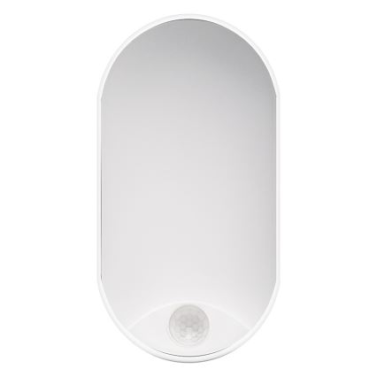 LED taklampa för utomhusbruk med sensor LED/14W/230V IP54 vit