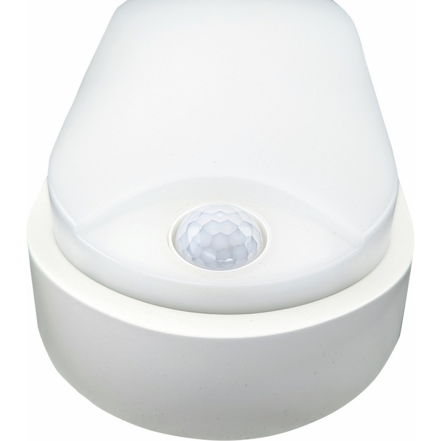 LED taklampa för utomhusbruk med sensor LED/14W/230V IP54 vit