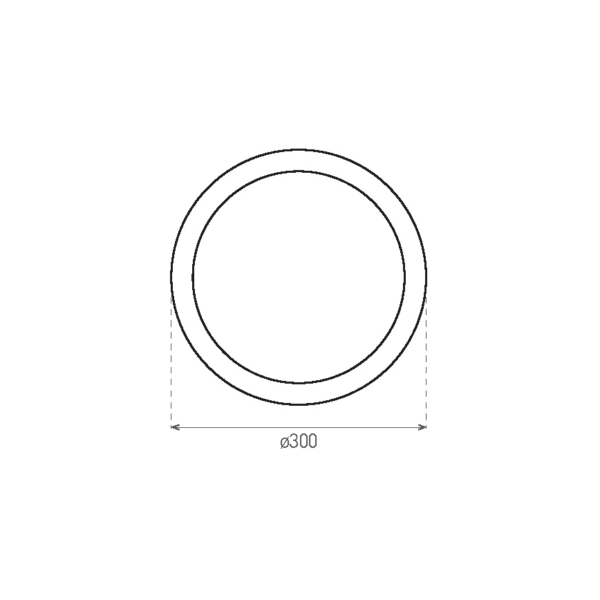 LED taklampa för utomhusbruk med sensor RENO LED/16W/230V IP66 vit