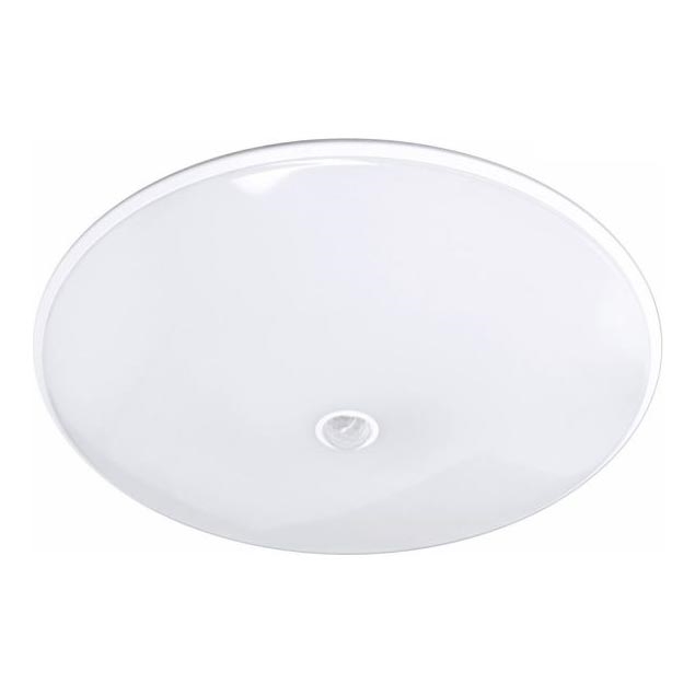 LED taklampa för utomhusbruk med sensor VISTA LED/15W/230V Ø 26 cm IP54 vit