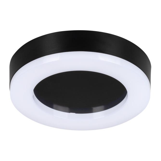 LED taklampa för utomhusbruk TURA LED/15W/230V 4000K IP54 svart
