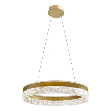 LED Taklampa FROZI LED/32W/230V Ø 50 cm guld