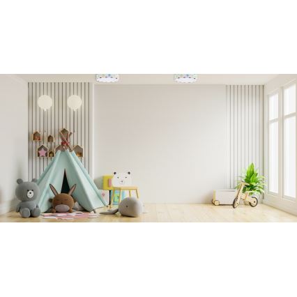 LED taklampa GALAXY KIDS LED/24W/230V Prickar färgrik