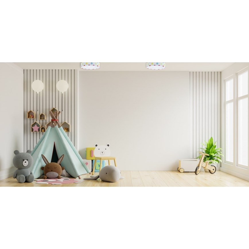 LED taklampa GALAXY KIDS LED/24W/230V Prickar färgrik