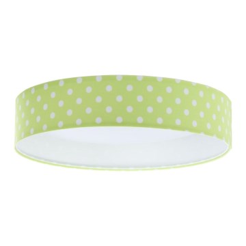 LED taklampa GALAXY KIDS LED/24W/230V Prickar grön/vit