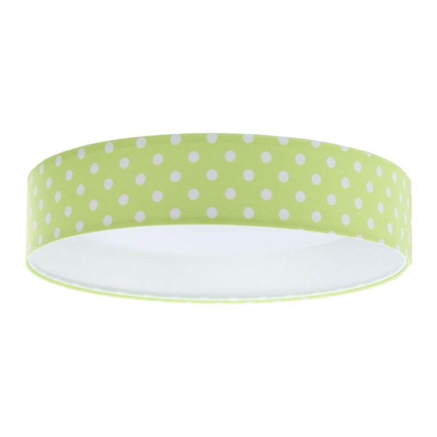 LED taklampa GALAXY KIDS LED/24W/230V Prickar grön/vit