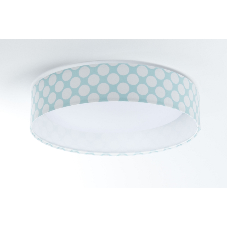 LED taklampa GALAXY KIDS LED/24W/230V Prickar grön/vit