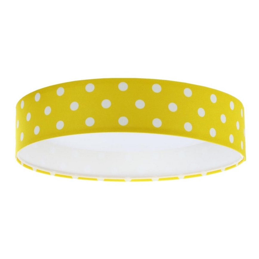 LED taklampa GALAXY KIDS LED/24W/230V Prickar gul/vit