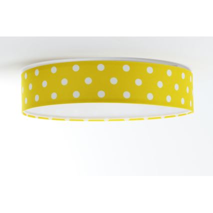 LED taklampa GALAXY KIDS LED/24W/230V Prickar gul/vit