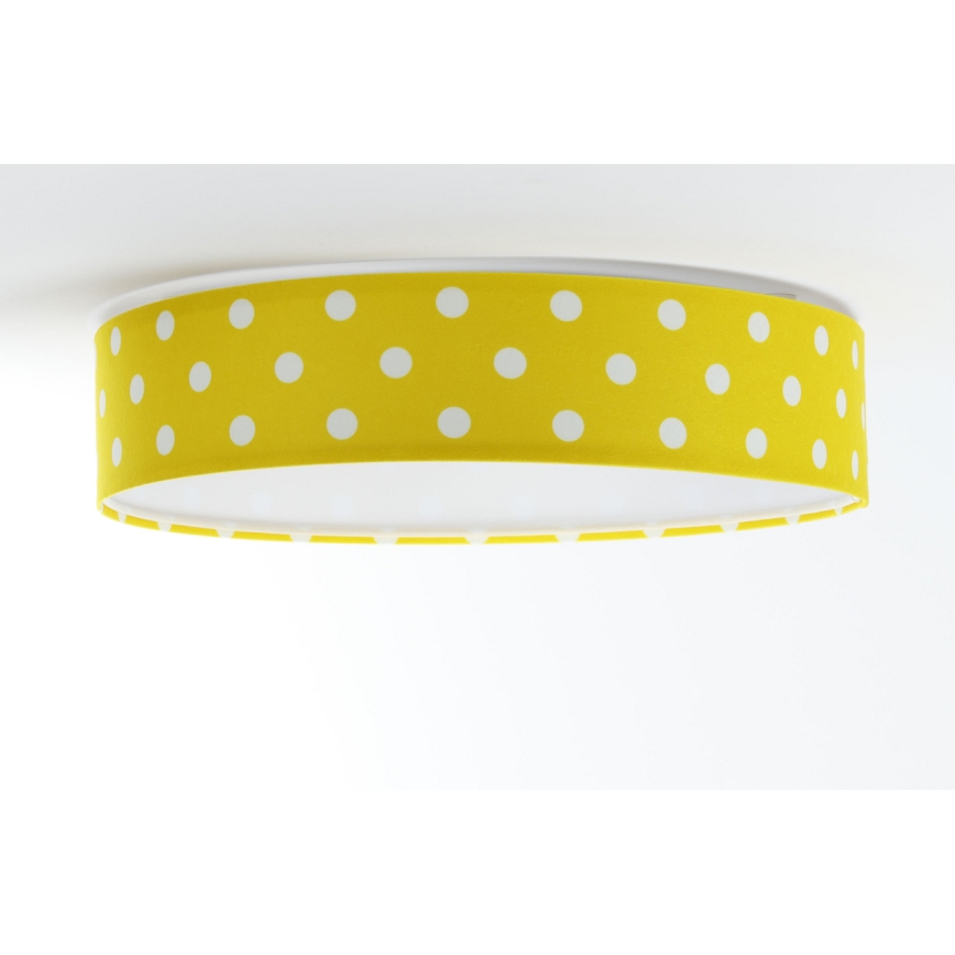 LED taklampa GALAXY KIDS LED/24W/230V Prickar gul/vit