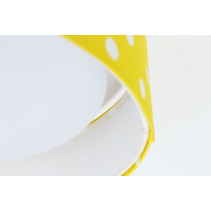 LED taklampa GALAXY KIDS LED/24W/230V Prickar gul/vit