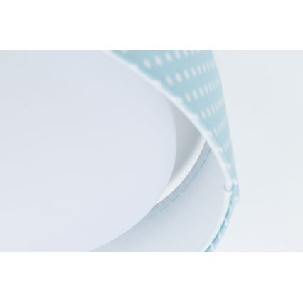 LED taklampa GALAXY KIDS LED/24W/230V Prickar turkos/vit